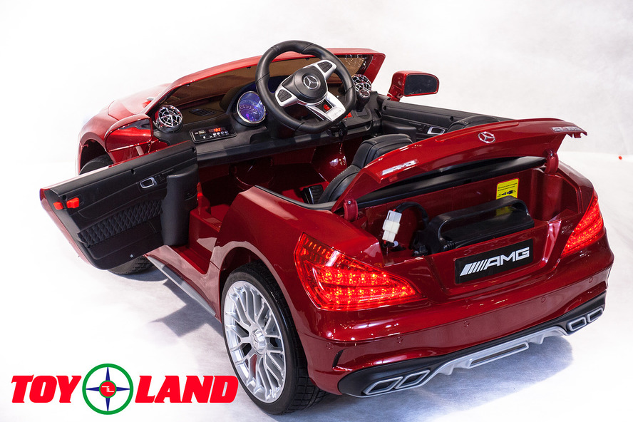 Электромобиль Mercedes-Benz SL65, цвет – красный  